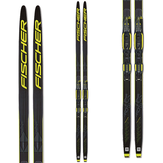 FISCHER RCS SKATE JUNIOR NORDIC SKIS + TURNAMIC RACE BINDINGS  2021