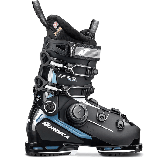 WOMEN'S SPEEDMACHINE 3 BOA 95 DH SKI BOOT - BLACK/LIGHT BLUE/WHITE  24/25