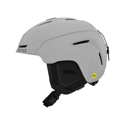 Gray stone helmet with black interior and visible Giro logo on a white background