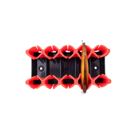 GRUV FISHING HARD BAIT LAUNCH PAD - 4.5 x 2 x 2.25 INCHES top view