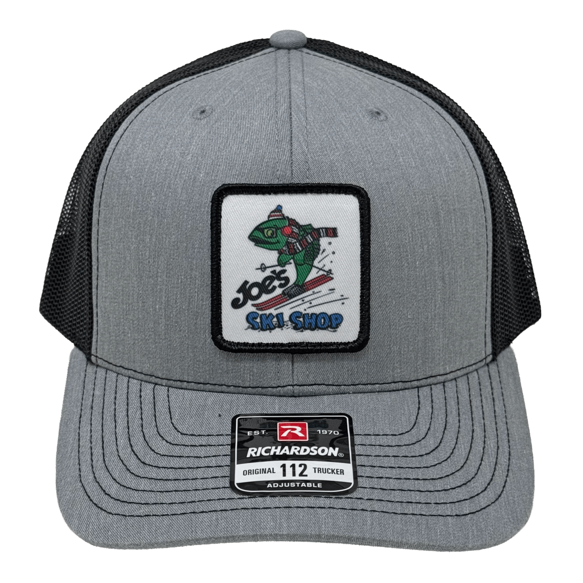 JOE'S TRUCKER SKIFISH LOGO CAP - HEATHER GREY/BLACK