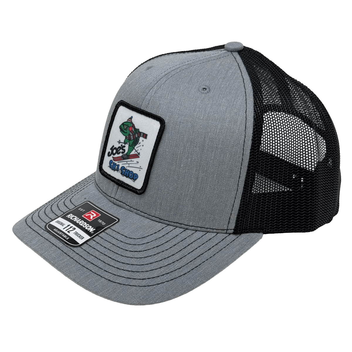 JOE'S TRUCKER SKIFISH LOGO CAP - HEATHER GREY/BLACK
