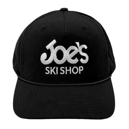 JOE'S SKI SHOP LOGO CAP - BLACK/BLACK-GREY