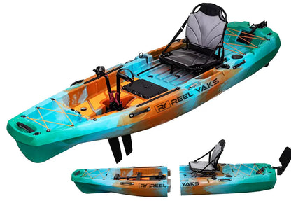 ReelYaks Radar 10ft Fin Drive Modular Fishing Kayak