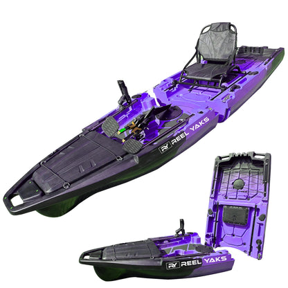 ReelYaks Recon 10ft Fin Drive Modular Fishing Kayak