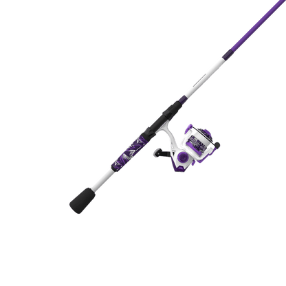 ZEBCO ROAM 20 PRISIM PURPLE 6'0" ML SPINNING COMBO