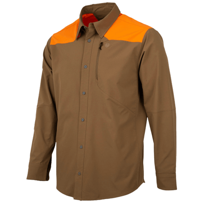 BERETTA USA OZARK TECH SHIRT - OTTER ORANGE 
FRONT VIEW