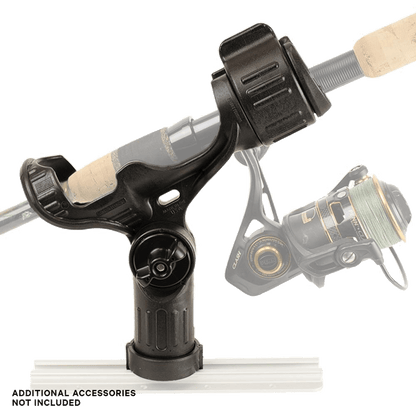 OMEGA ROD HOLDER WITH TRACK MOUNTED LOCKNLOAD MOUNTING SYSTEM