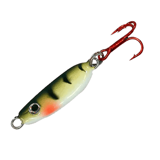  UV FORAGE MINNOW SPOON GREEN PERCH 1/8OZ
