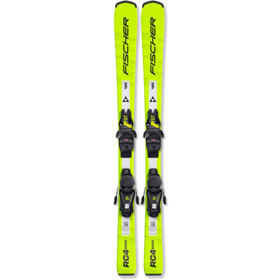 FISCHER RC4 RACE JUNIOR SKIS (130-150) + FS7 CA BINDINGS 2025/2026