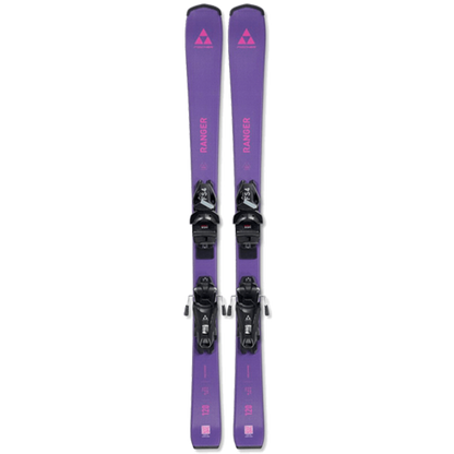 FISCHERSKI RANGER + FS 4 CA JUNIOR SKIS 
FRONT VIEW