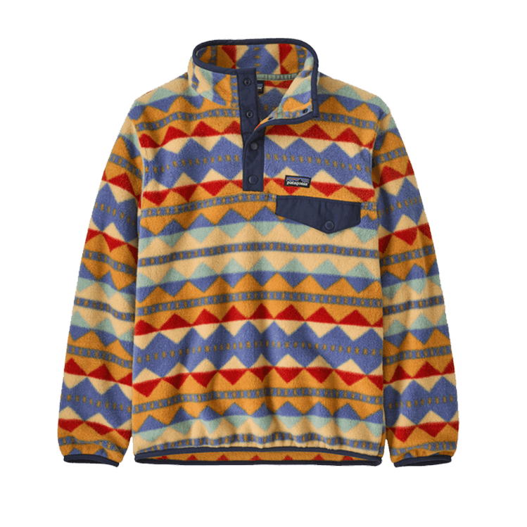 PATAGONIA 7990 KIDS LW SYNCH SNAP-T PO - SALMON OLD GRN
Front View