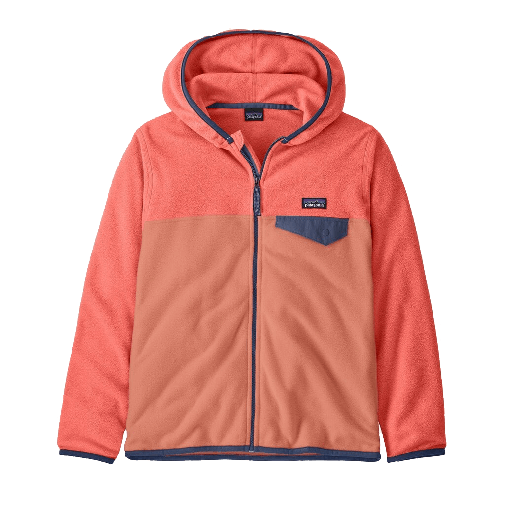 PATAGONIA 7990 KIDS MICRO D SNAP-T JACKET - MOMENT PINK
Front View