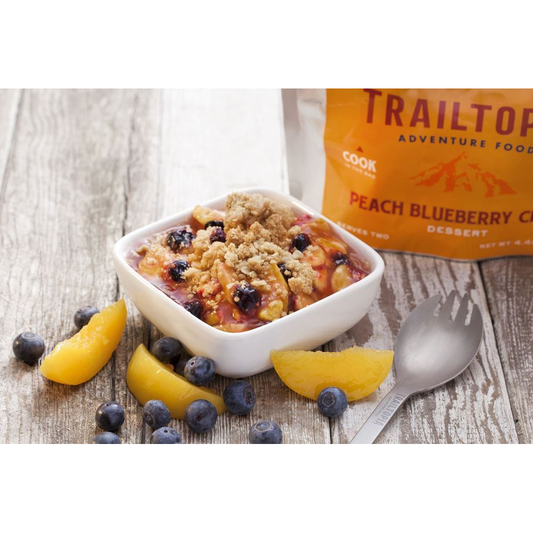 PEACH BLUEBERRY CRISP GF