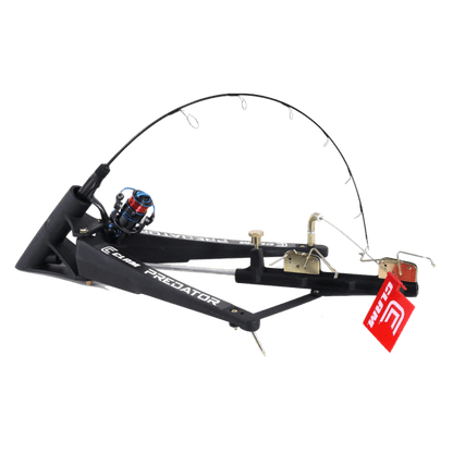 CLAM PREDATOR TIP UP AUTOMATIC HOOK SETTER set up