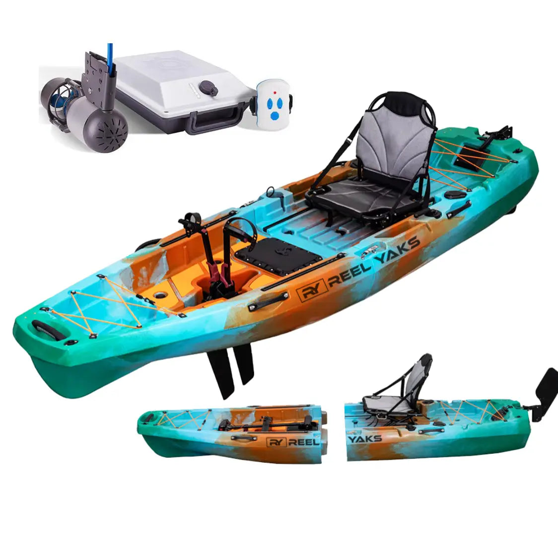 ReelYaks Radar 10ft + Bixpy Trolling Motor Bundle