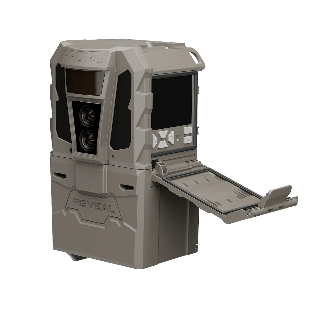 TACTACAM REVEAL PRO 4.0 CELLULAR TRAIL CAM with settings in view