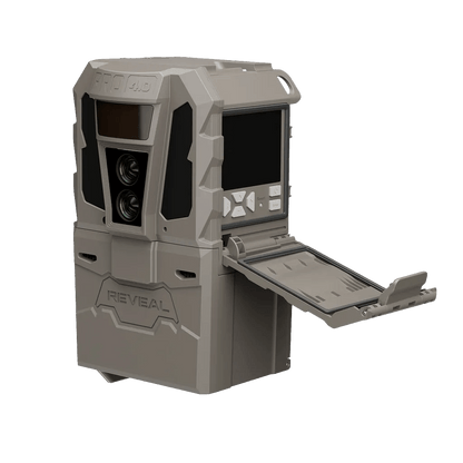 TACTACAM REVEAL PRO 4.0 CELLULAR TRAIL CAM with settings in view