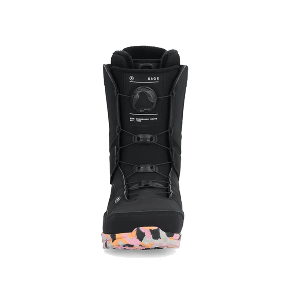 RIDE WOMENS SAGE SNOWBOARD BOOT    2025
FRONT VIEW