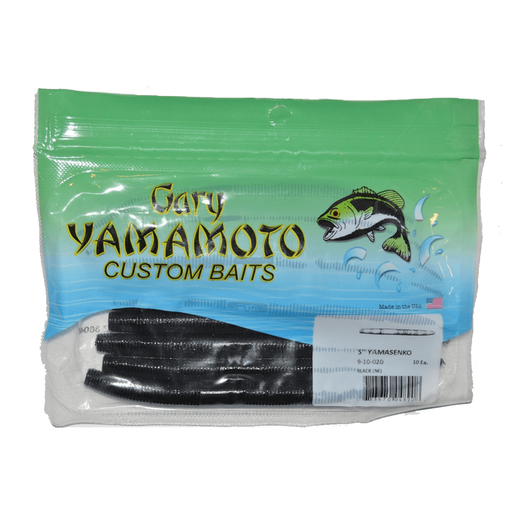 Yamamoto Senko worm 10 Pk Black 5"