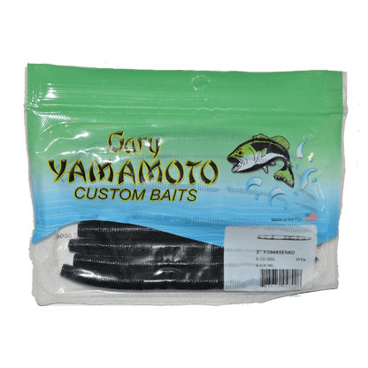 Yamamoto Senko worm 10 Pk Black 5"