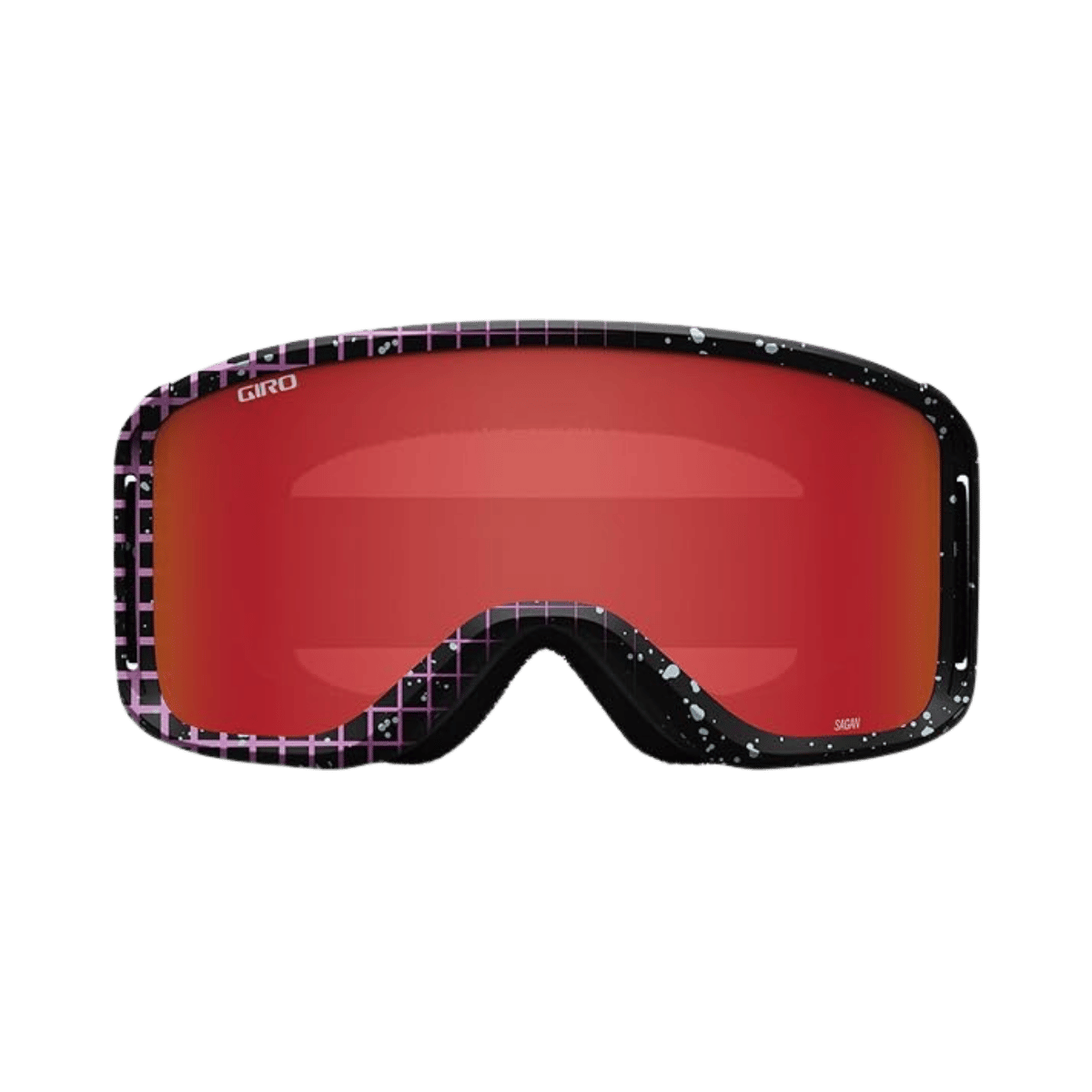 GIRO SAGEN GOGGLE + BONUS LENS - ADULT - PURPLE SYNDROME AMBER SCAR YEL - FORNT