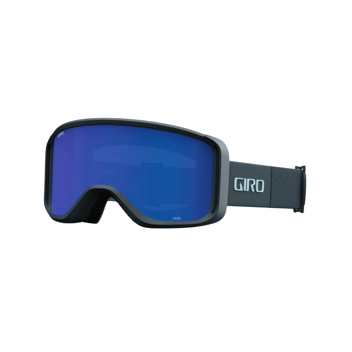 GIRO SAGEN GOGGLE + BONUS LENS - ADULT - DARK SHAR THIRDS_AMBER SCARLET