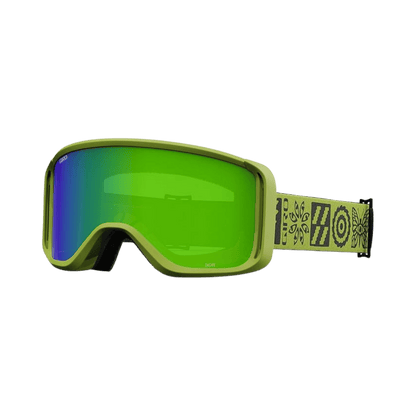 GIRO SAGEN GOGGLE + BONUS LENS - ADULT - GLOW GREEN SHELTER LODEN GREEN