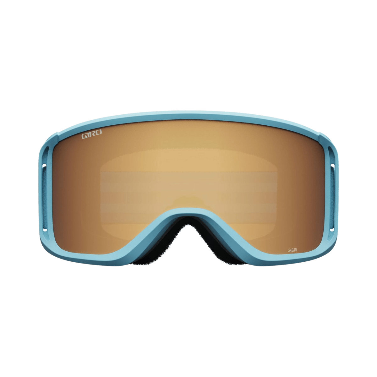 GIRO SAGEN GOGGLE + BONUS LENS - ADULT - LIGHT MINERAL THIRDS AMBER GOLD FRONT