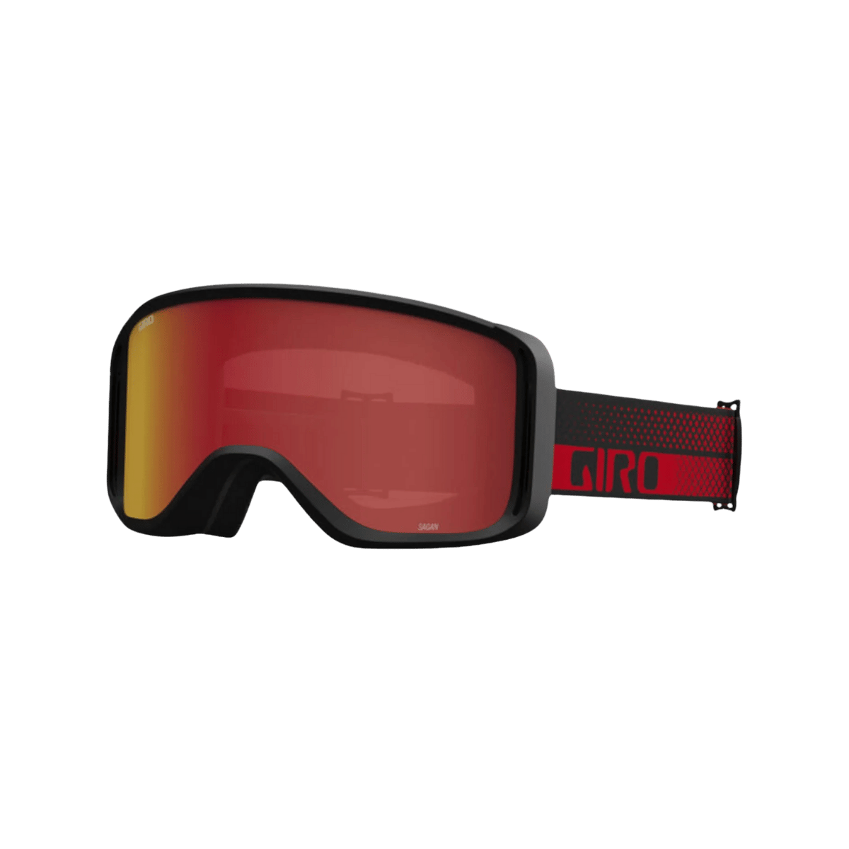 GIRO SAGEN GOGGLE + BONUS LENS - ADULT - RED FLOW_AMBER YEL