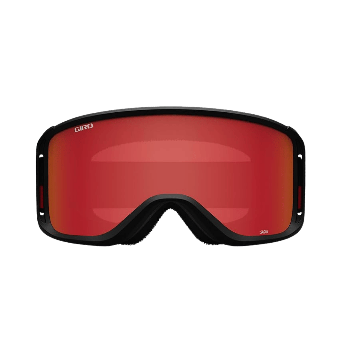 GIRO SAGEN GOGGLE + BONUS LENS - ADULT - RED FLOW_AMBER YEL-FRONT