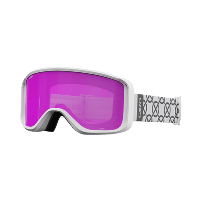 GIRO SAGEN GOGGLE + BONUS LENS - ADULT - WHITE MONOGRAM AMBER PINK
