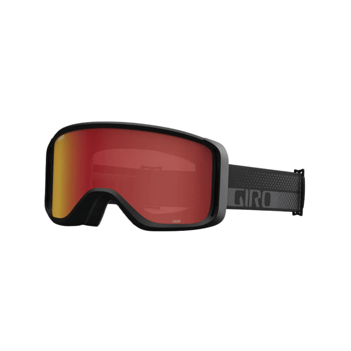 GIRO SAGEN GOGGLE + BONUS LENS - ADULT - BLACK GREY FLOW_AMBER YEL