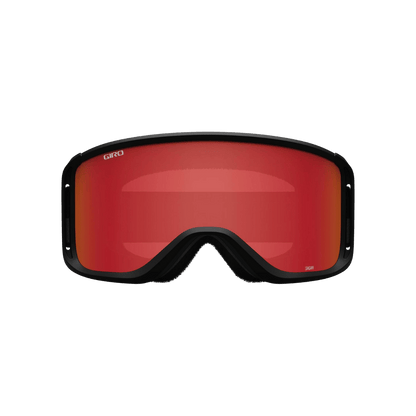 GIRO SAGEN GOGGLE + BONUS LENS - ADULT - BLACK GREY FLOW_AMBER YEL - FRONT