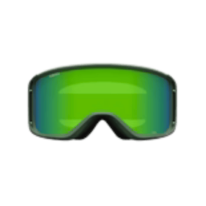 GIRO SAGEN GOGGLE + BONUS LENS - ADULT - GREEN STREAKER LODEN YEL - FRONT