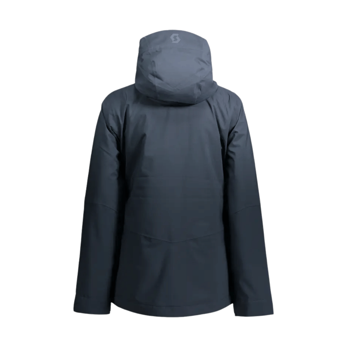 SCOTT USA WOMEN’S ULTIMATE DRYO 10 SKI JACKET – DARK BLUE - BACK VIEW