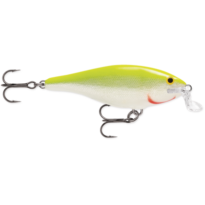Rapala SHALLOW SHAD RAP - Silver Fluorescent Chartreuse