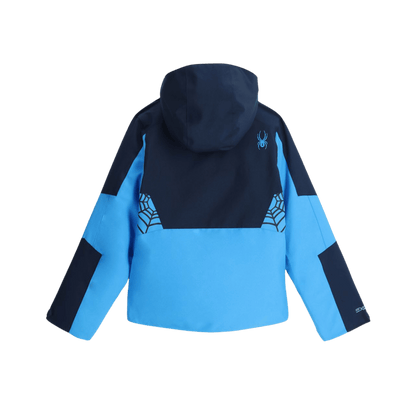 SPYDER KIDS CHALLENGER AETHER BLUE JACKET   - Reverse