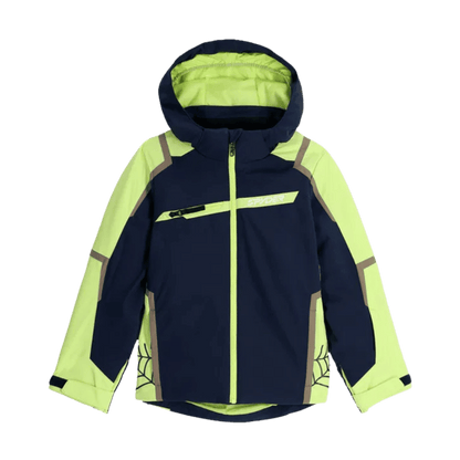 SPYDER CHALLENGER SKI TRUE NAVY JACKET - FRONT VIEW