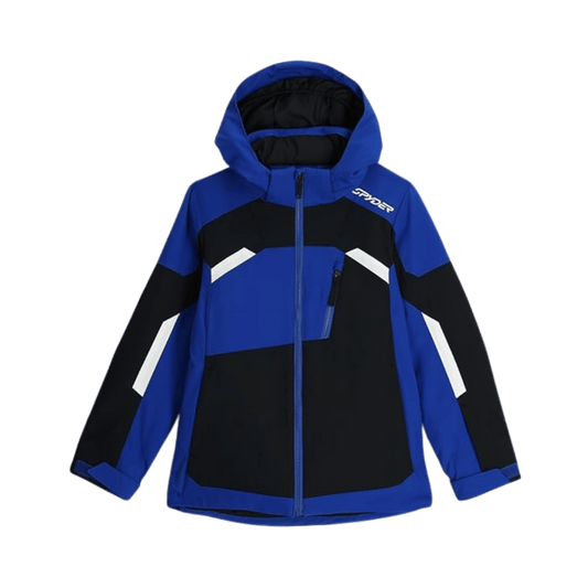 SPYDER BOYS LEADER JACKET - ELECTRIC BLUE