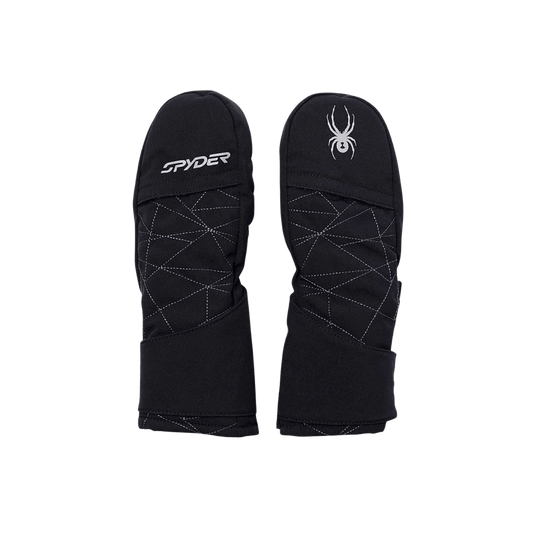 SPYDER TODDLER CUBBY SKI BLACK MITTEN GLOVES