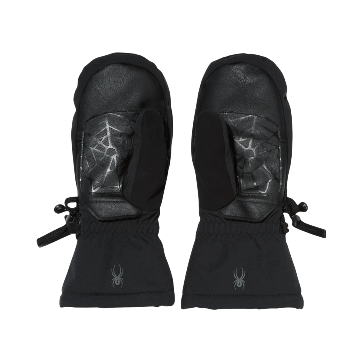SPYDER INSPIRE WOMENS SKI BLACK MITTENS - PALMS