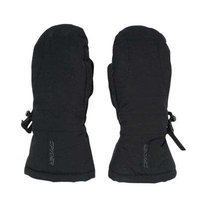 SPYDER INSPIRE WOMENS SKI BLACK MITTENS - BACKS