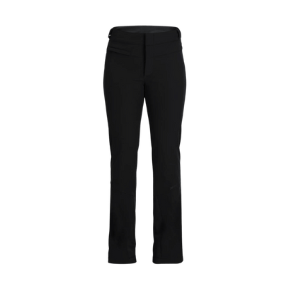 SPYDER WOMEN ORB SOFTSHELL SNOW BLACK PANTS  - front