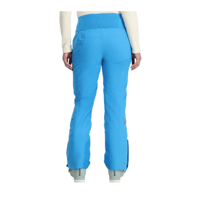 SPYDER WOMENS WINNER AETHER BLUE PANTS - reverse posed