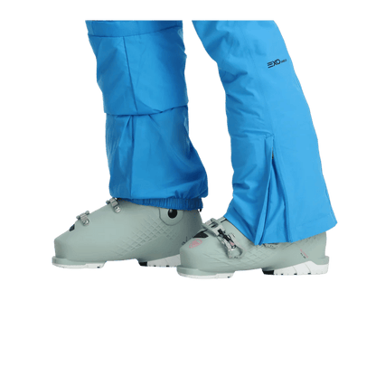 SPYDER WOMENS WINNER AETHER BLUE PANTS - cuff view