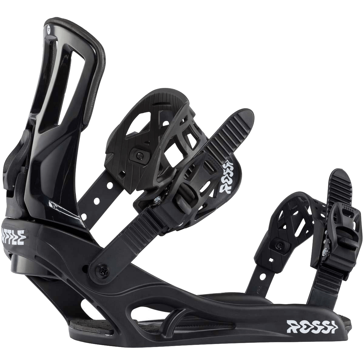 BATTLE SNOWBOARD BINDING - BLACK/WHITE - MEDIUM/LARGE