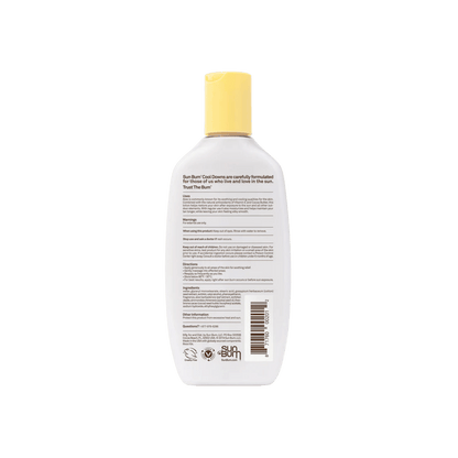SUN BUM AFTER SUN COOL DOWN 8OZ LOTION - BACK OF THE BOTTLE