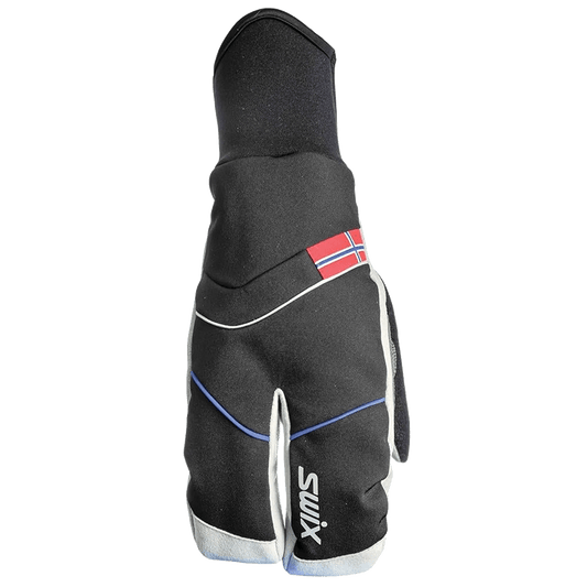 WOMEN'S BLACK SHIELD SPLIT MITT
