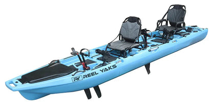 ReelYaks Rocket 13.8ft Tandem Fin Drive Modular Fishing Kayak